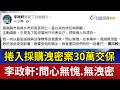 捲入採購洩密案30萬交保 李政軒：問心無愧.無洩密