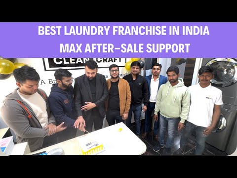 Clean craft franchise idea|Laundry Business पूरी जानकारी Laundry & Dry Cleaning Business Opportunity - video from Clean Craft