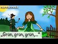 🎵 Grün, grün, grün sind alle meine Kleider - Kinderlieder zum Mitsingen | Kinderlieder