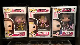 Meeting the Bella Twins/Total Divas Signed Funko Pops