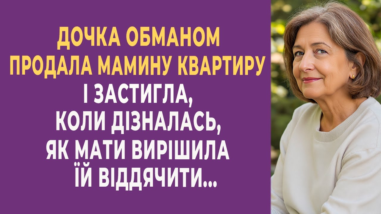 Та не зажирно тобі в таких хорoмах на старості? Дочка обманом продала мамину квартиру...