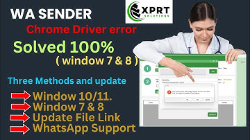 Contact not found|WaSender 3.3.0 Chrome Driver Error|Your chrome driver & chrome version is not same