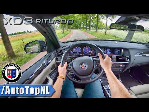 BMW ALPINA XD3 BiTurbo ALLRAD 350HP POV Test Drive by AutoTopNL