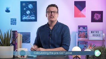 BitMaths Teaching Video: Calculating the pre-GST price