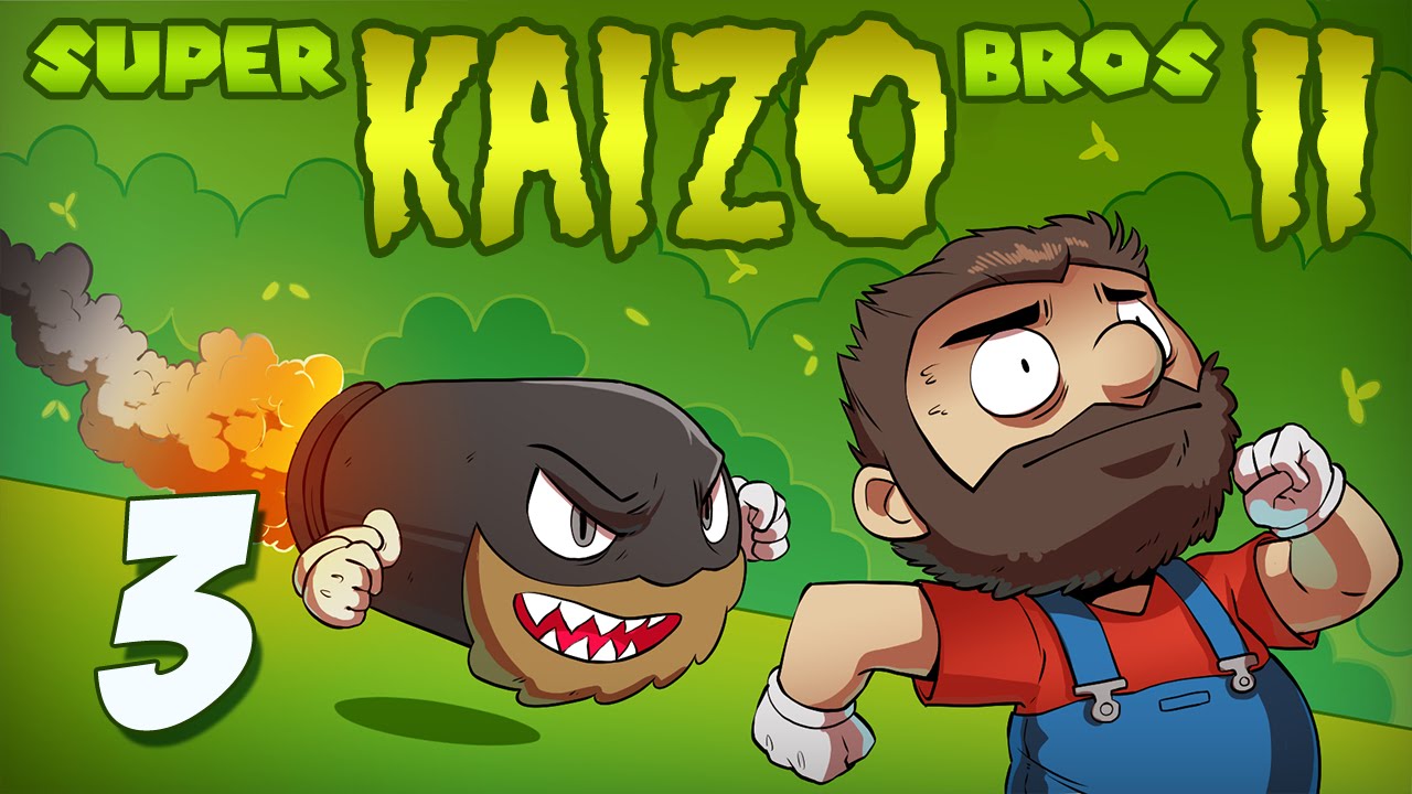 Kaizo Mario 2 | Let's Play Ep. 3 | Super Beard Bros.