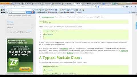 Zend Module Manager