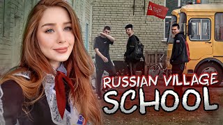 Day in My SOVIET ☭ VILLAGE SCHOOL in Russia