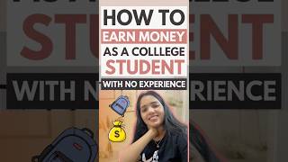 how college students earn money without experience 😱 No Investment | No skills #collegestudent