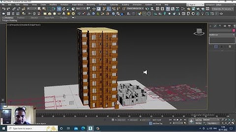 3DsMax Tutorials, Learn 3D Modeling  an Exterior using AutoCad Plan from Scratch in 3Dsmax. Part 10