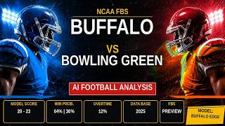 Buffalo vs Bowling Green | Prediction 📺 @Tactical_Logic_FOOTBALL @Tactical_Logic_NBA