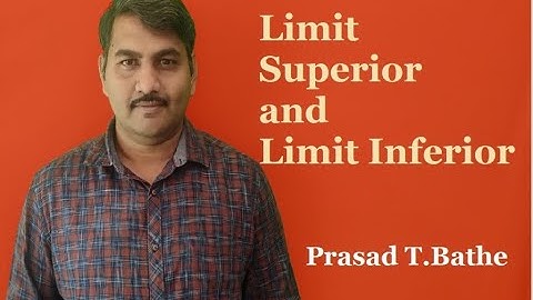 Limit Superior and Limit Inferior of Sequence