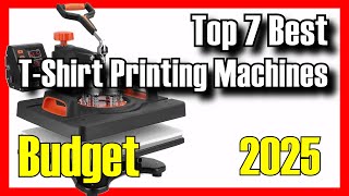 👕🔥 The 7 BEST BUDGET T-Shirt Printing Machines on Amazon [2025]✅[Value for Money] Heat Press, DIY