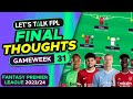 Fpl gameweek 31 final team selection thoughts  fantasy premier league tips 202324