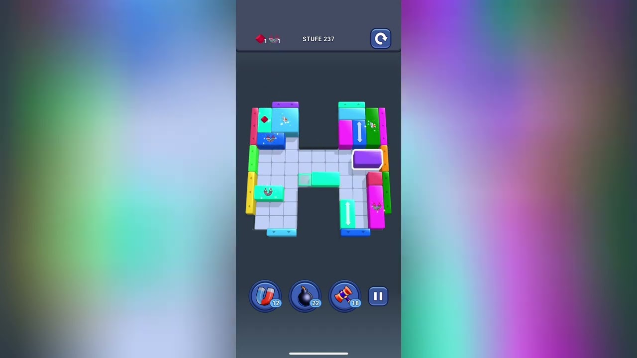 Shape Escape Level 237 Solution Walkthrough 