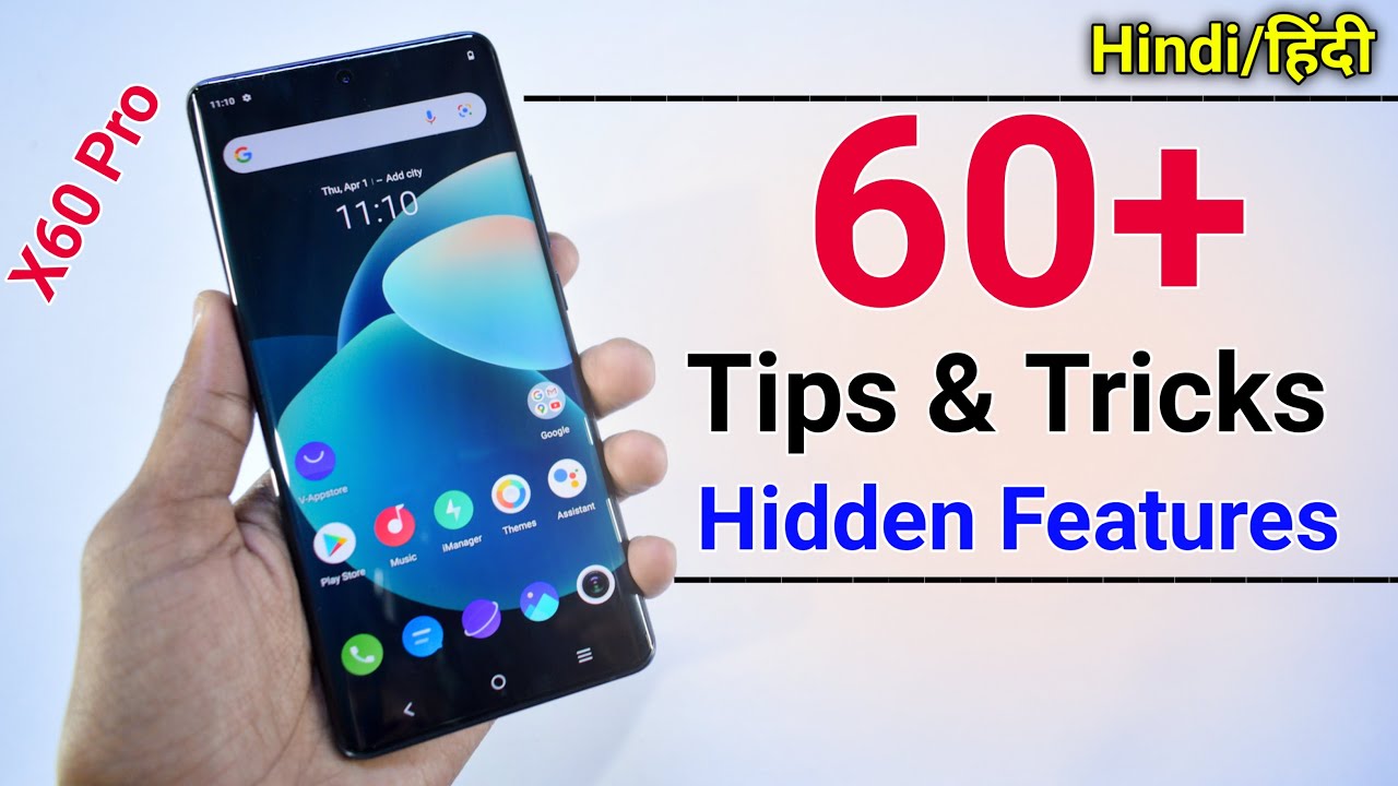 Vivo X60 Pro Tips And Tricks - Top 60++ Hidden Features | Hindi-हिंदी