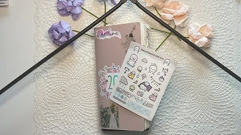 PWM | week 12 | 1-7 April | sterling ink week sized notebook