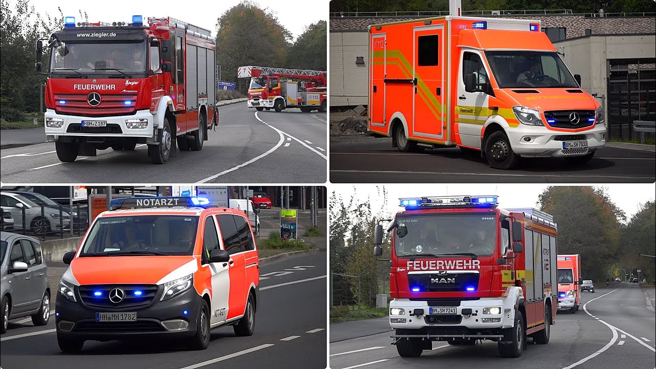 [Leih-HLF Fa. Ziegler] - Feuerwehr Hürth - Einsatzfahrten an der 
