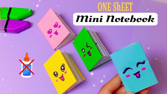 How to Make a Mini Notebook in 8 Steps 📓