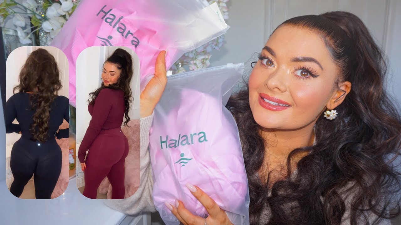HALARA curvy girl try on haul | review of viral brand, bum enhancing leggings & comfy clothing