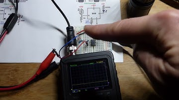 Oscilloscope High Side LDR 555 Timer Nightlight LED Circuit Measured