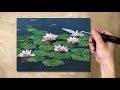 Easy Water Lily Painting Technique