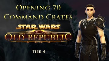 SWTOR: Opening 70 More Tier 4 Command Crates! (Sage)