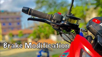 Brake Modification Of My Apache RTR 4V with RCB product |Price and Brake performance Test|