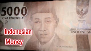 Paper Money Indonesian Money Rp 5000