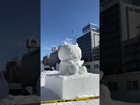 Sapporo Snow Festival 2023 - Making of - #Shorts!