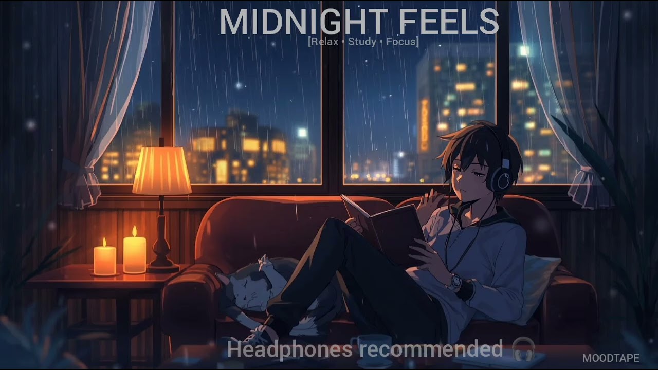 MIDNIGHT FEELS 🌙 | Relaxing Lofi Music for Study, Sleep & Focus