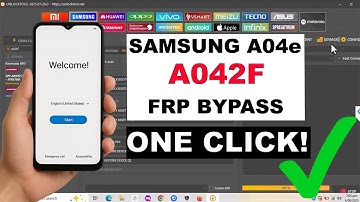 Samsung Galaxy A04e A042F FRP Bypass | 2025 Updated Method