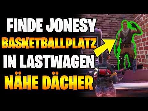 Video: Fortnite Jonesy-Standorte: Jonsey Hinter Einem Zaun, Einem Basketballplatz, In Der Nähe Von Dächern Und Auf Der Rückseite Eines Lastwagens