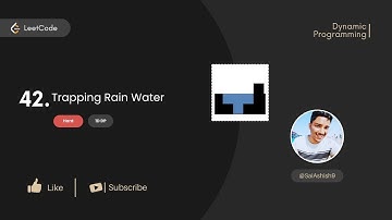 42.  Trapping Rain Water (Dynamic Programming)