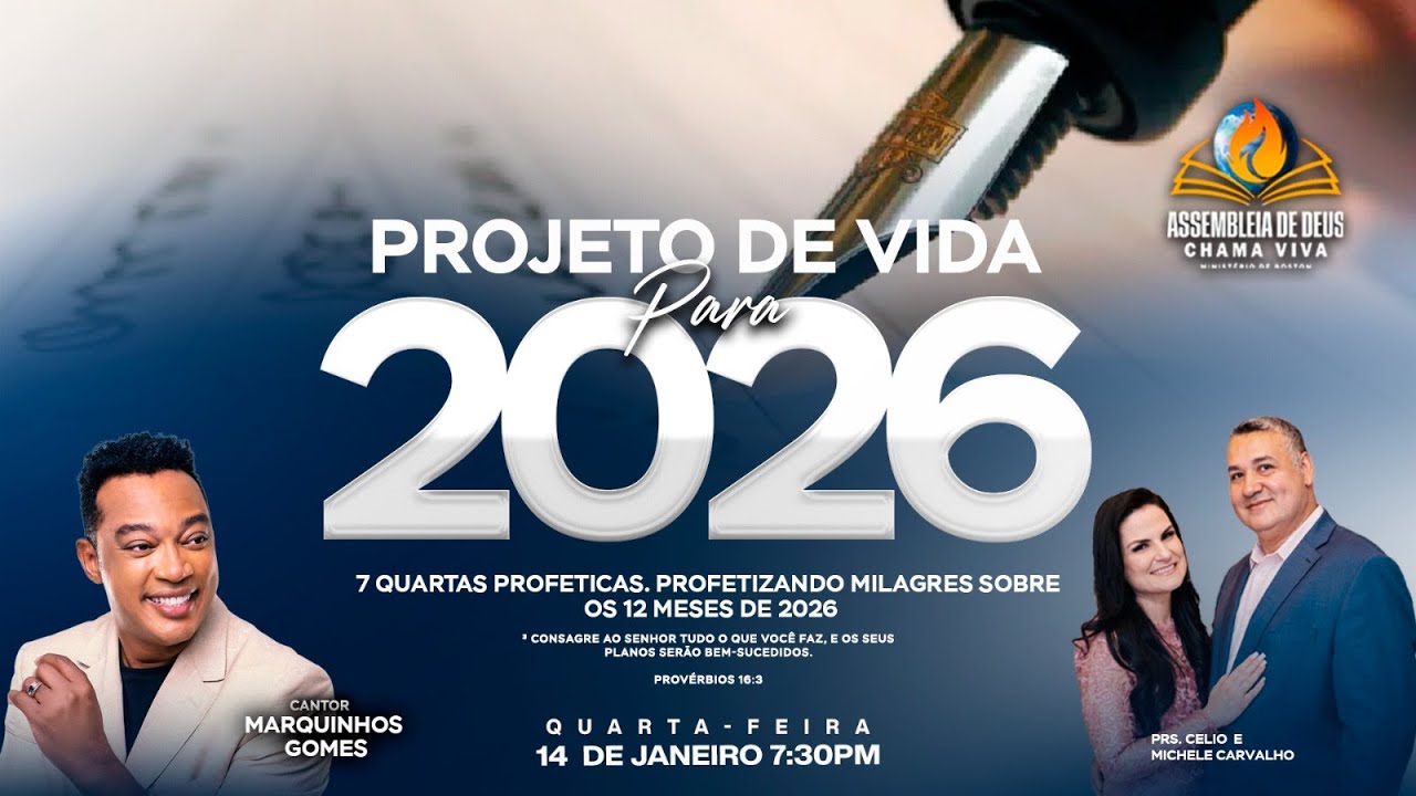 Marquinhos Gomes | Culto de Campanha | AD Chama Viva