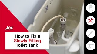 Toilet Tank Fills Slowly? Here’s the Easy Fix | Ace Hardware