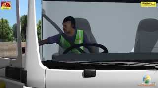 Road safety animation for Truck Driver and Awareness