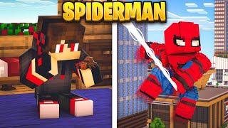 I BECAME SPIDERMAN in Minecraft BUT...