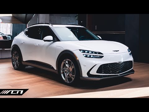 New 2023 Genesis GV60 First Look Review ad Tour! Genesis House NYC
