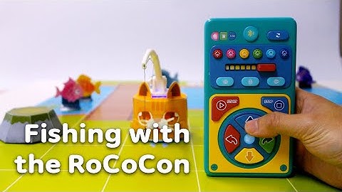 Fishing with Kamibot Pi and the RoCoCon (Robot Coding Controller)