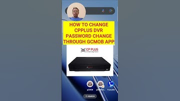 How to change CPPLUS DVR password change through GCMOB app #shorts  @gajaktech