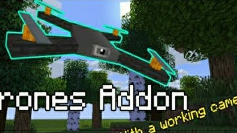 HOW TO GET DRONE IN MINECRAFT WITH WORKING CAMERA
