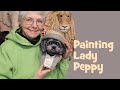 Painting Lady Peppy - Yes, I finished my Downton Abbey Shih Tzu 🙂