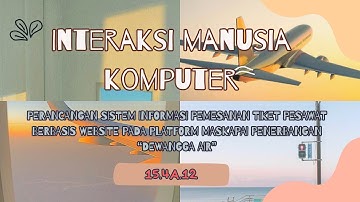 Tugas Project UAS IMK || Kelompok 7 || Mockup & Prototype Pemesanan Tiket pesawat || Semester 4