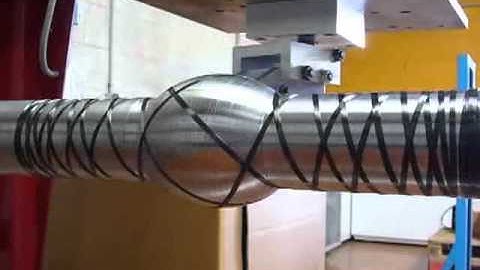 Filament-winding of a convex-shaped geometry, sequence 1/5