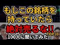 「もしこの銘柄を持っていたら、絶対売るな!」100人に聞いてみた!永久保有できる優良銘柄、高配当銘柄、連続増配銘柄が続々、この株はずっとガチホしましょう!