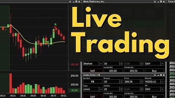 Live Trading with Lightspeed - Finally a Green Day | COIN, FB