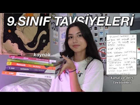 9.SINIF TAVSİYELERİ ✍🏻 (kaynak,ders,kanal)