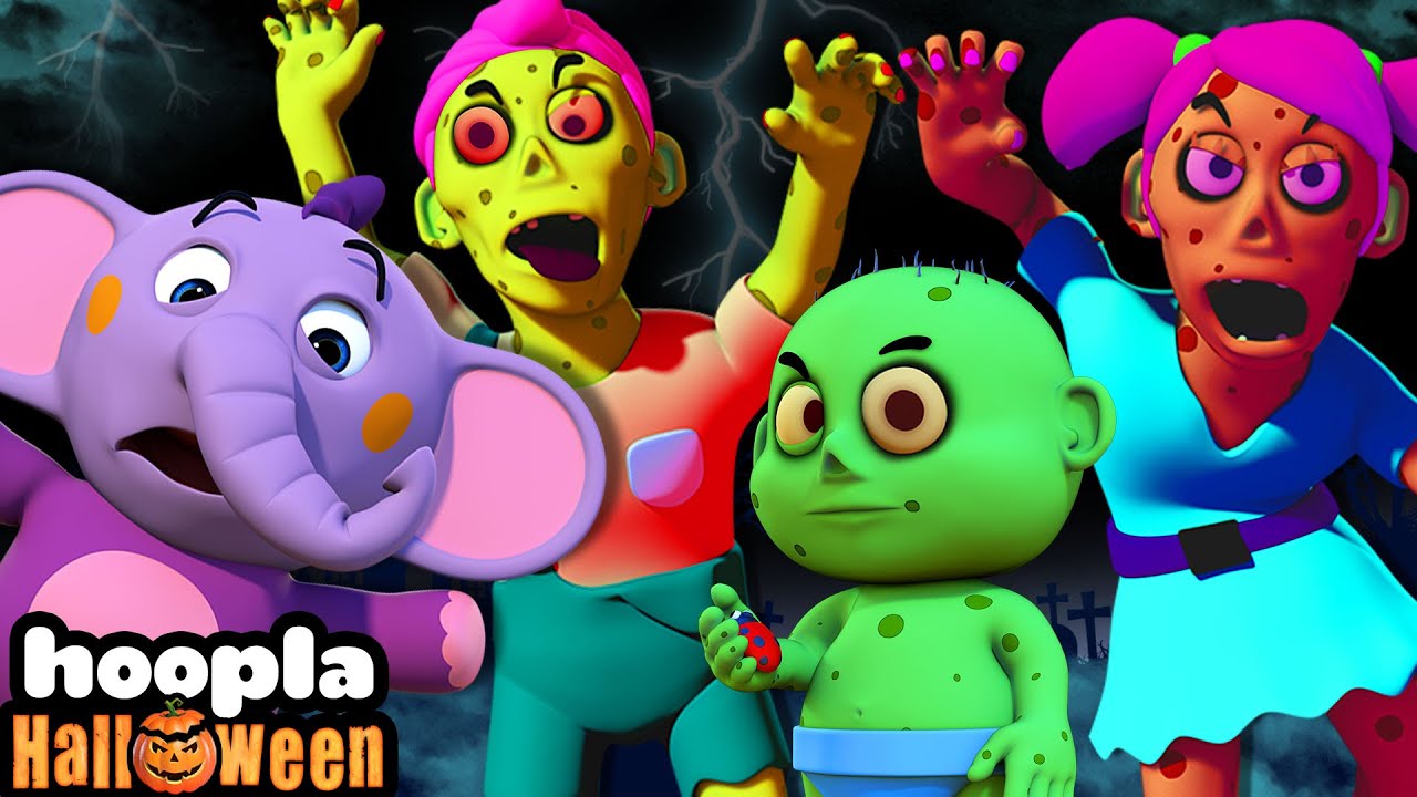 ⁣Halloween Mysteries: Zombies In Haunted House | Scary Puzzles For Kids By Hoopla Halloween