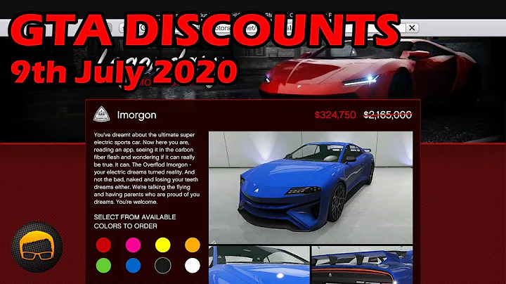 GTA Online Best Vehicle Discounts (9th July 2020) - GTA 5 Weekly Car Sales Guide №46 - DayDayNews