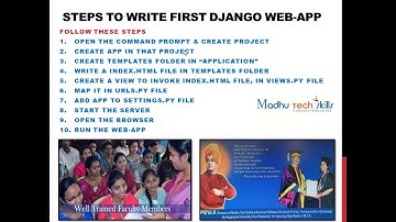 Webapplication in Python Using Django Framework